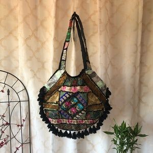 Handcrafted Embroidered Satchel